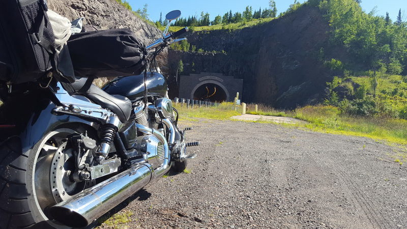 Silver Creek Tunnel on Hwy 61, north of Duluth.
